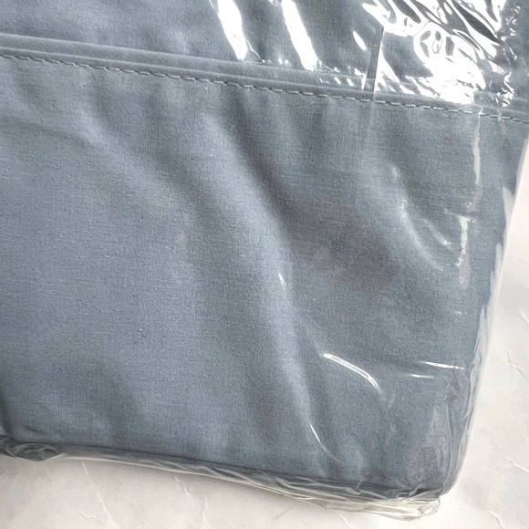 Sears Double Flat Sheet Perma Prest Floral Blue Pink Flowers Sprin Old Stock Vtg - Picture 2 of 6